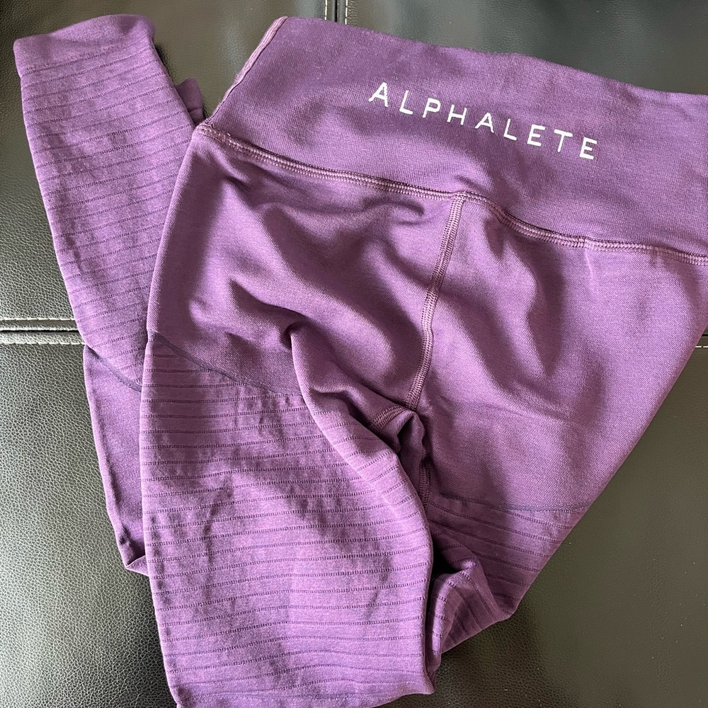 ALPHALETE Purple Leggings